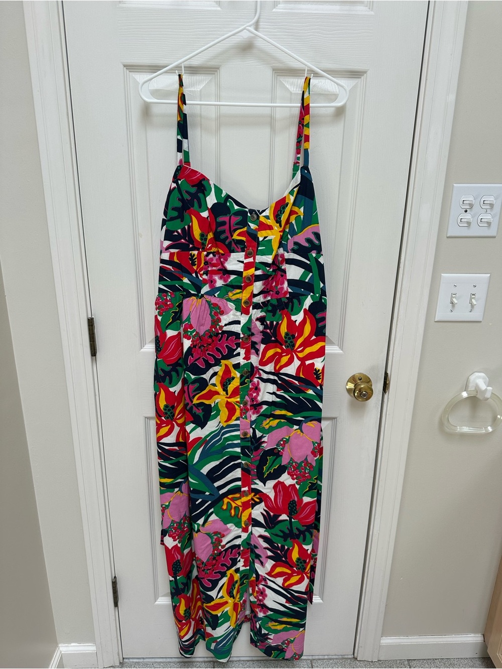NWT J.Crew Floral Maxi Dress with waist-tie belt